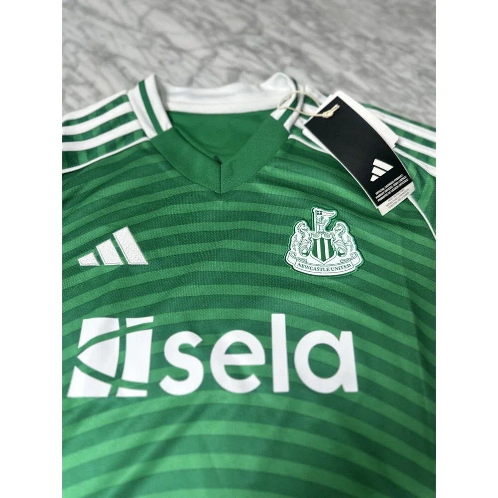 Adidas x Newcastle United FC 2025-26 Away Jersey Green Youth JJ2240 Youth Large